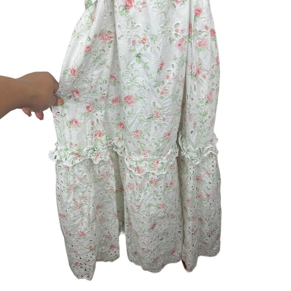 Loveshackfancy x Target Clementine Eyelet Dress Womens Size: 10 - Picture 6 of 10